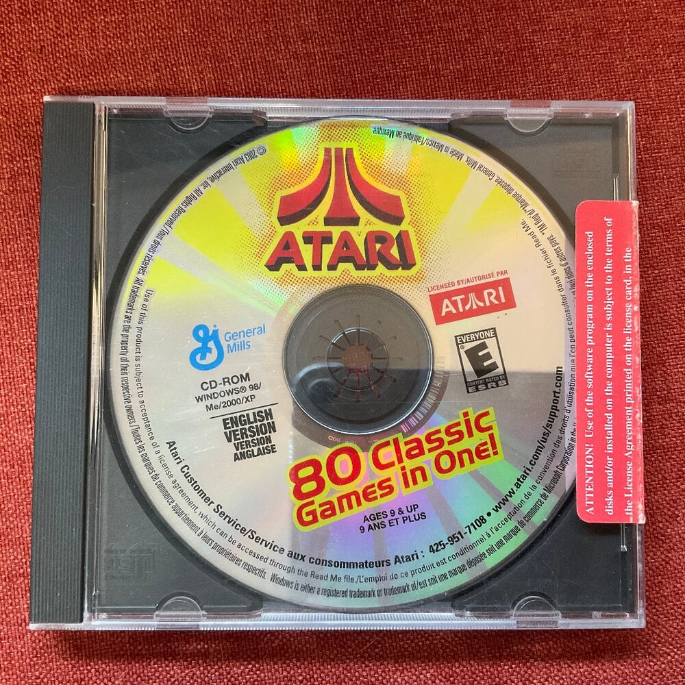 Atari 80 Classic Games - General Mills Promo PC Game